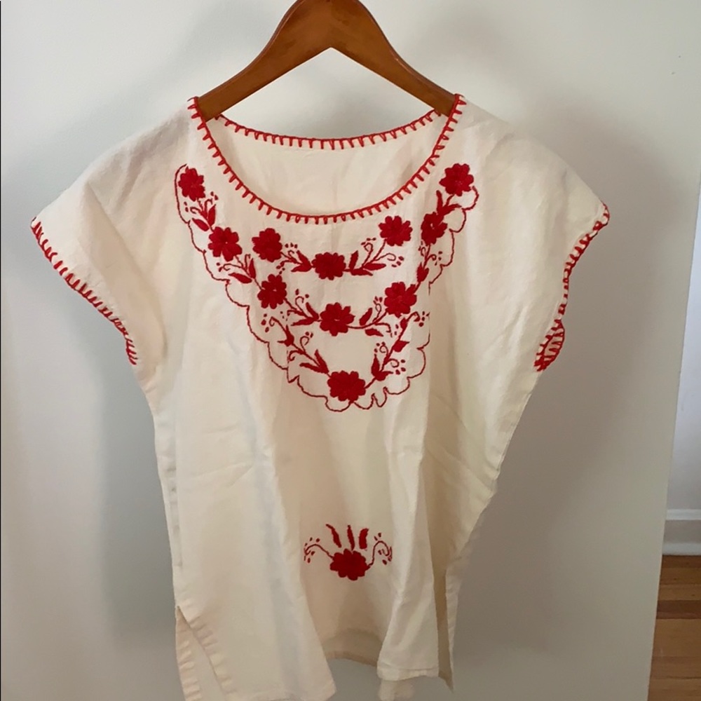 Handmade embroidered shirt
